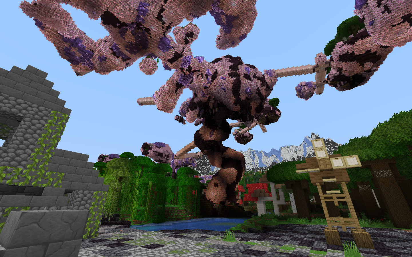 One of the dungeons
